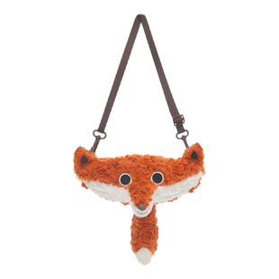 捉趣德瓦狐狸可爱毛绒绒小包百搭玩偶公仔女孩斜挎包单肩女生小众