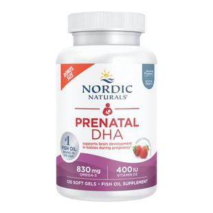 nordic挪威小鱼挪帝克孕妇专用dha备孕孕期深海鱼油Omega3软胶囊