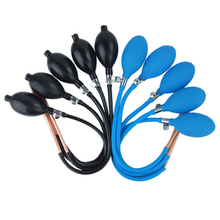 糖艺气囊吹气工具吹糖翻糖造型烘焙冰雕吹气囊厨用加长铜管充气囊