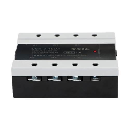 三相固态继电器380V直流控交流交流控交流三相固态SSR-3DA40A
