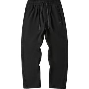 HLA/海澜之家加绒加厚卫裤25秋冬新山不在高系列系带保暖运动裤男