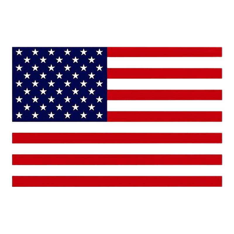 美国国旗热转印烫画贴 衣服logo图案印花贴烫图烫标烫印箱包辅料