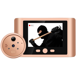 智能电子猫眼监控摄像头入户防盗门可视门铃带屏幕无线家用嵌入式