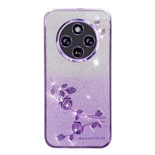 适用于红米14R手机壳女新款防摔2411DRN47C网红高颜值小米Redmi14C保护套全包硅胶软外壳5G高级闪钻透明r紫色