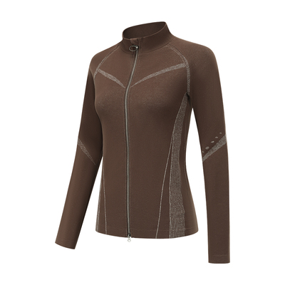 粒子狂热女士立领修身运动外套