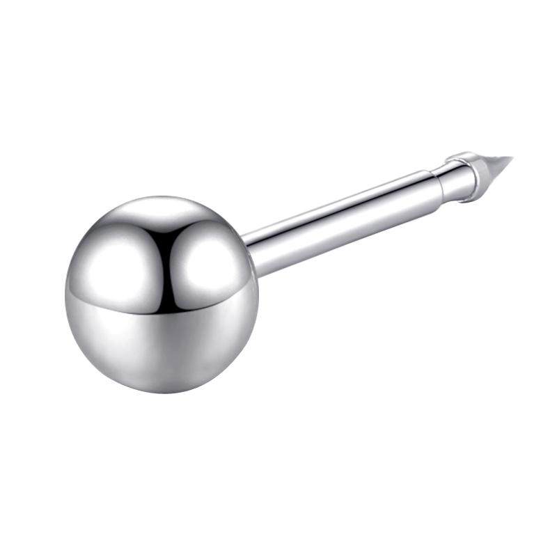 纯银耳钉通耳洞复通耳孔堵住养耳洞堵塞耳眼清洁耳洞堵塞疏通