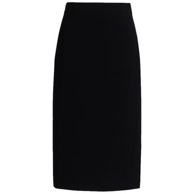 罗衣气质高腰纯色半身裙