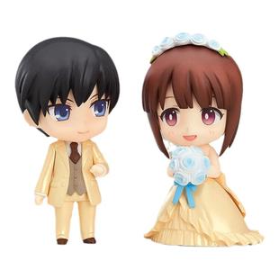 GSC 西服 婚纱 哥特洛丽塔 兔女郎粘土人替换身系列 盲盒随机手办