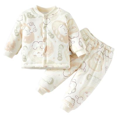 棉恋森婴儿衣服纯棉秋冬分体套装