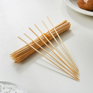 烤肠热狗竹签15cm 鸡块鸡小竹签烧烤竹签子迷你一次性短排2.5mm