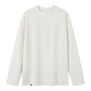 SOMENUM森林 26SS「兰亭序」千鸟锁边线莫代尔肌理亲肤混纺男长袖