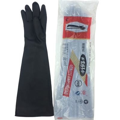 60cmb威蝶耐酸碱乳胶防酸手套