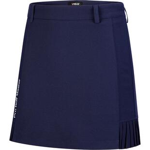 PGM 高尔夫女裙女装裙子网球裙半身短裙包臀裙夏季运动服装白色裙