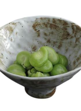 日本米饭碗粗陶复古风