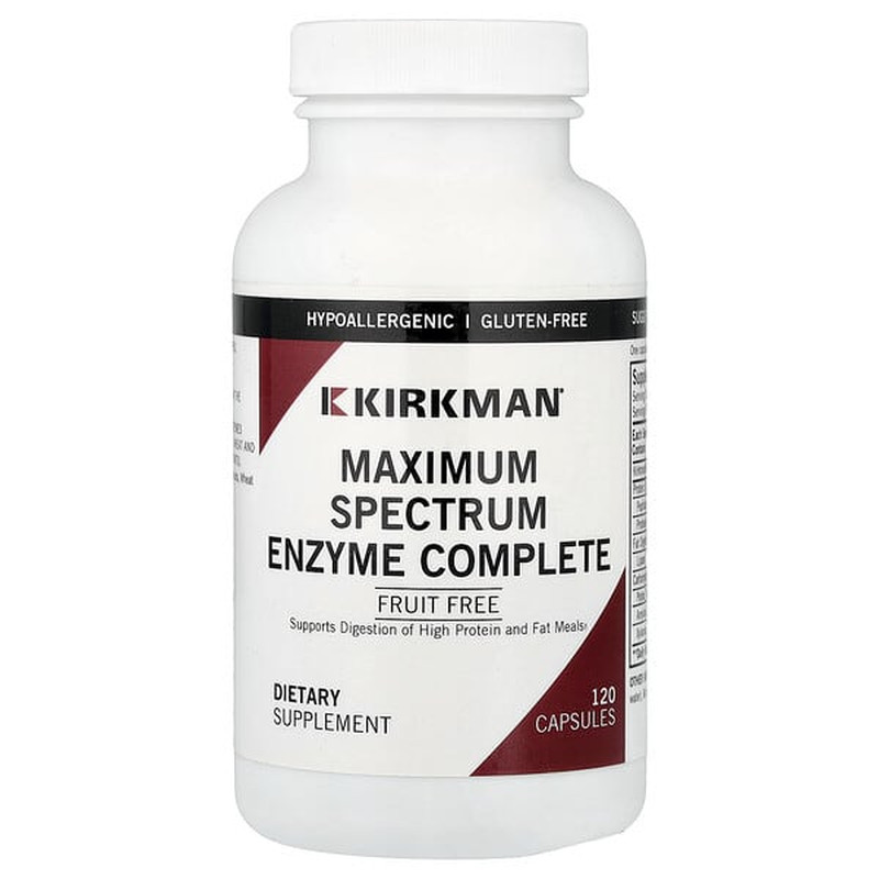 Kirkman Labs全谱全谱酶消化帮助肠胃健康膳食补充剂