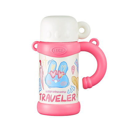 物生物高颜值可爱保温杯一盖双饮