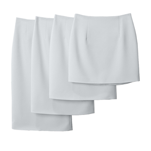 白色半身裙高腰包臀裙女西装裙春季职业裙子通勤短裙中长款裙子10