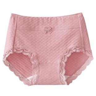 中腰包臀透气女士内裤三角裤蝴蝶结少女纯色大码纯棉裆短裤女生
