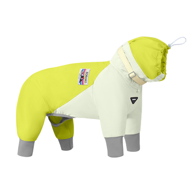 BORORO柯基衣服冲锋衣秋季外出防脏户外护肚防虫中型犬狗狗四脚衣