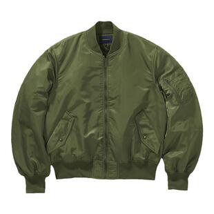 714street潮牌美式复古MA1飞行夹克棉服2024冬季新款宽松厚外套男