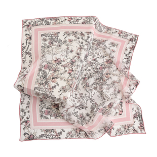 真丝丝巾小方巾薄款系脖女士2026新款女款春季护颈纱巾高级感春天