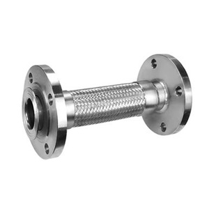 不锈钢编织网法兰波纹管蒸汽管高温高压防爆金属化工用泵用软连接