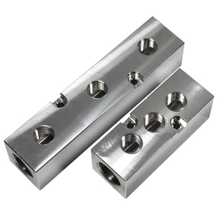 多管路不锈钢分气排气路分配器分流排直通分油器分水器4分2分接头