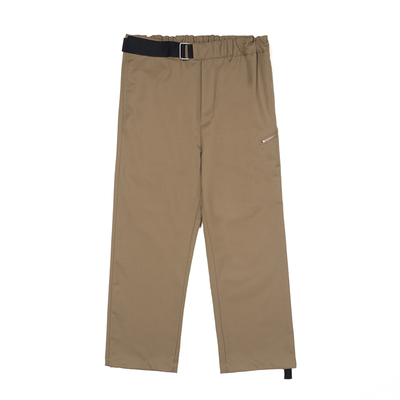 PEACEMAKER腰带装饰阔腿裤