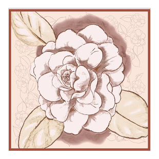 上海故事2025新款真丝印花桑蚕丝中方巾女丝巾妈妈款礼盒装送长辈