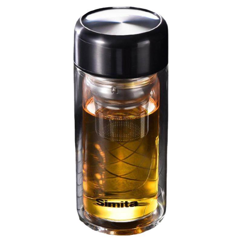 高品质多用途双层防烫泡茶玻璃杯