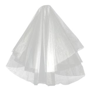 Simple Veil 很好的旅拍沙滩城市街拍造型短款中长款双层简约头纱