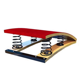 成人儿童弹簧助跳板S型弹跳板校园田径比赛起跳板体操助跳跆拳道