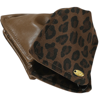 DODOGOGO皮革豹纹三角抓夹发饰