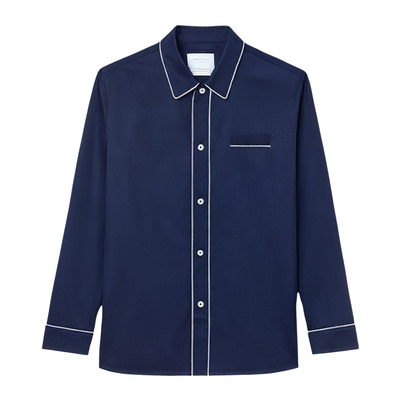 19姆米重磅真丝睡衣男桑蚕丝套装