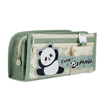 买一个送一个熊猫笔袋文具盒