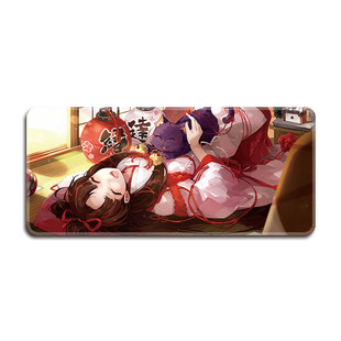 阴阳师周边鼠标垫大号不知火妖刀姬天狗动漫游戏超电脑键盘桌垫子