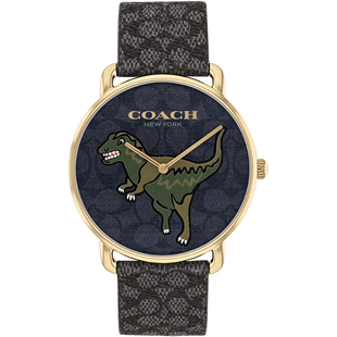【罗一舟推荐】COACH/蔻驰ELLIOT小恐龙男女情侣手表情人节礼物
