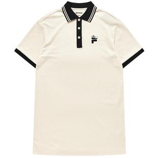 FILA FUSION斐乐潮牌女子连衣裙夏时尚宽松简约POLO裙子