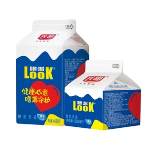 光明酸奶LOOK噜渴早餐奶儿童益生菌解酒养胃低温奶新鲜营养好喝