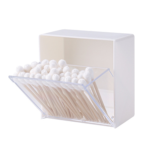 卫生间化妆棉壁挂式浴室粉扑棉片棉签棒卸妆棉宿舍墙上发饰收纳盒