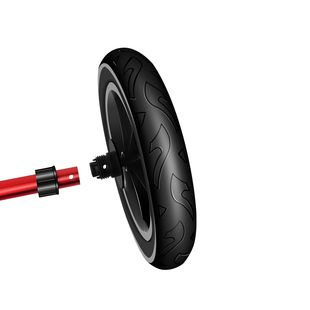 布兰塔专用轮组配专用快速接头保险销橡胶充气轮铝合金PP静音PU轮