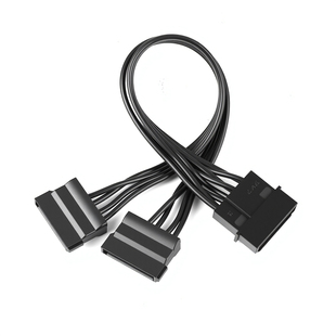 SATA多硬盘电源线IDE一分三 四 转SATA15pin扩展线大4P多硬盘供电