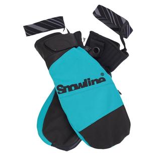 Snowline雪线滑雪手套山羊皮手掌新雪丽保温高透防水膜男女闷指款