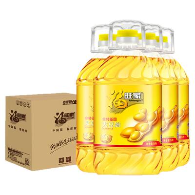 福旺家非转基因大豆油非转基因食用油5升*4一级精炼20L商用批发
