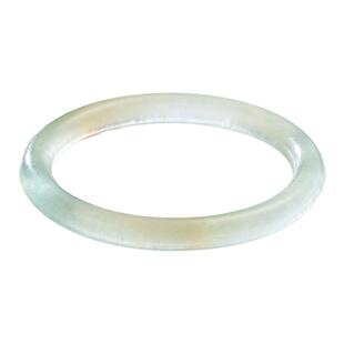 天青冻淡蓝色玉圆条手镯女温润质感好礼物送妈妈女友正品证书保证