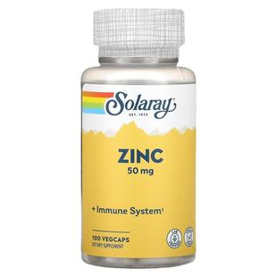 Solaray锌膳食补充含南瓜籽机体抵抗肌肤活力男性活力守护