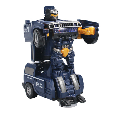 电动会跳舞的变形旋转警车