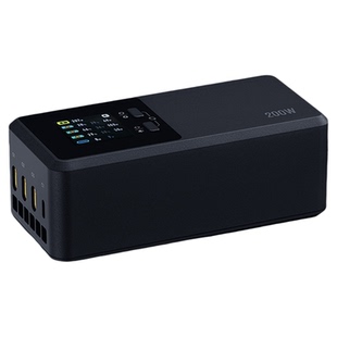 QIUJI求机无人机充电器200W电池充电管家适用DJI大疆Mavic 4 Pro超快三通道电池并充智能屏显大疆无人机配件