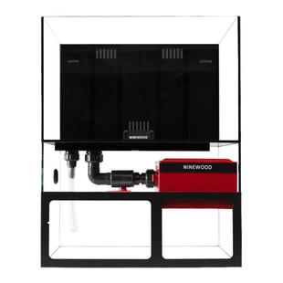 久物萤火虫鱼缸一体缸小型生态底过滤溪流工业风超白新款桌面养鱼