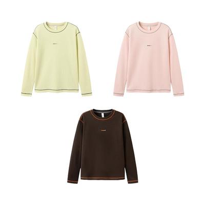 Dodopoli儿童长袖T恤吸汗排汗透气抗菌男女童秋冬打底衫运动上衣